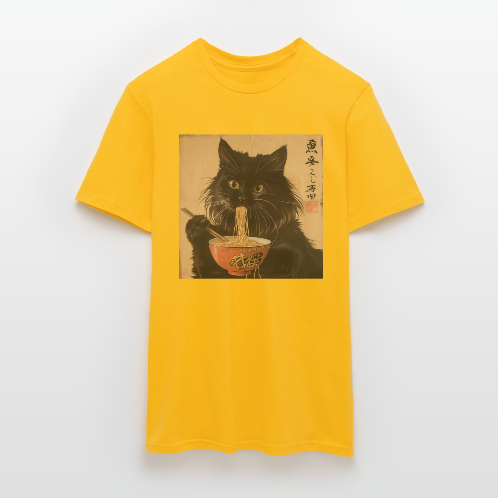 Kejsarens Katt och Ramens Hemlighet, T-shirt herr - gul
