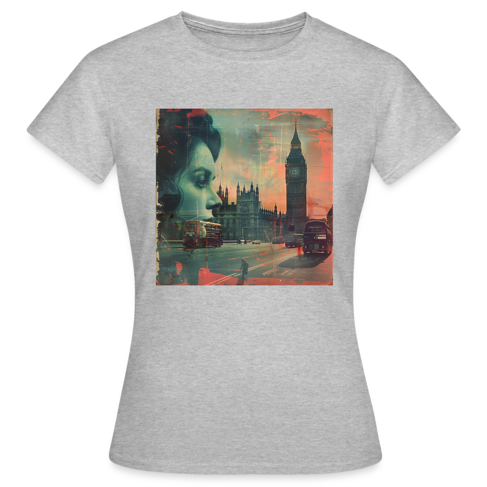 The Beat of London, T-shirt dam - gråmelerad