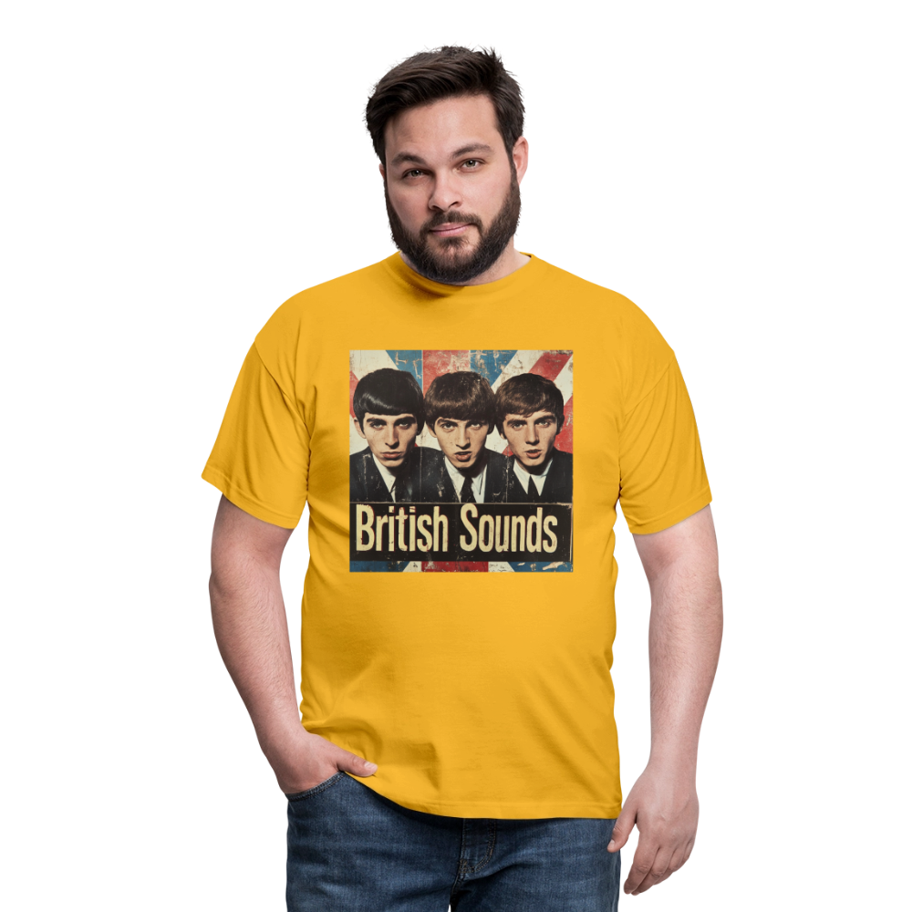 British sounds 1965, T-shirt herr - gul