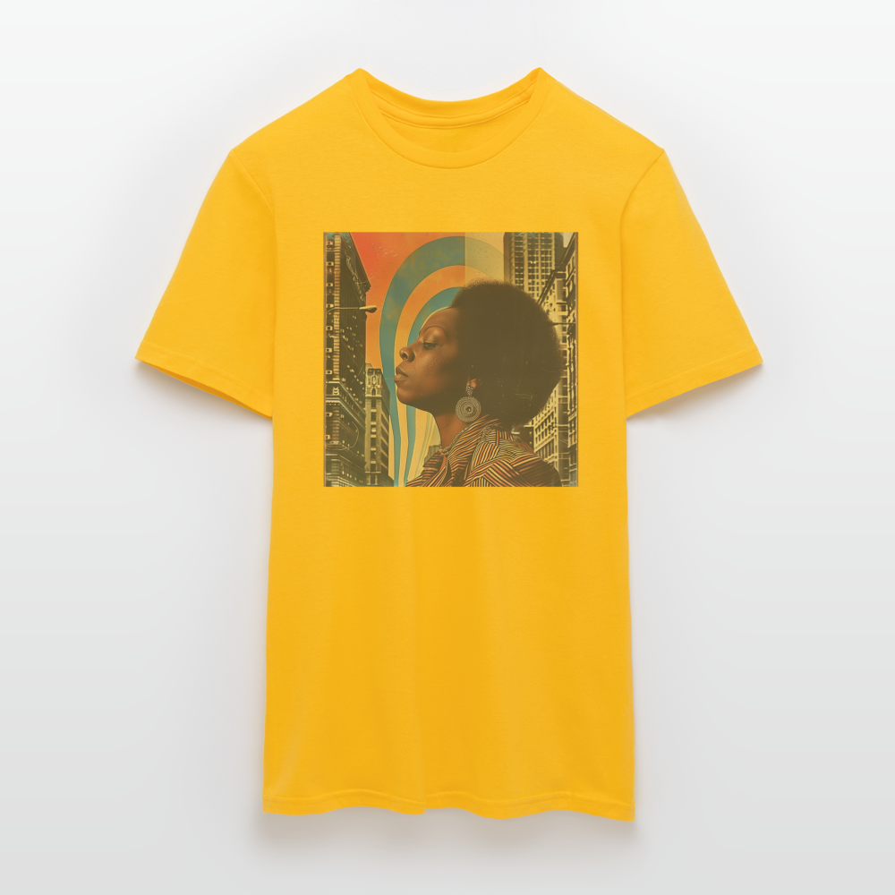 Jazz in the Moonlight, T-shirt herr - gul