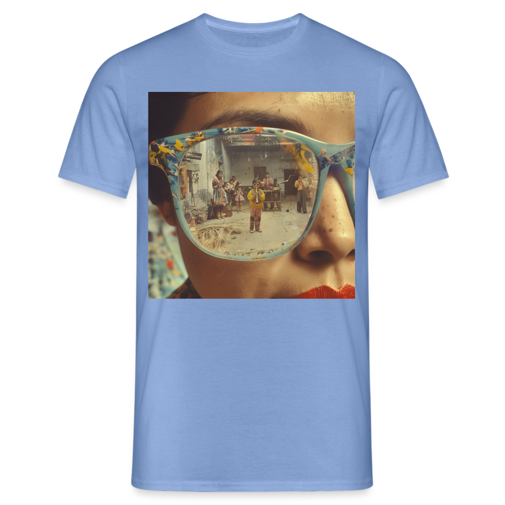 Reflektioner av Anderna, T-shirt herr - carolina blue
