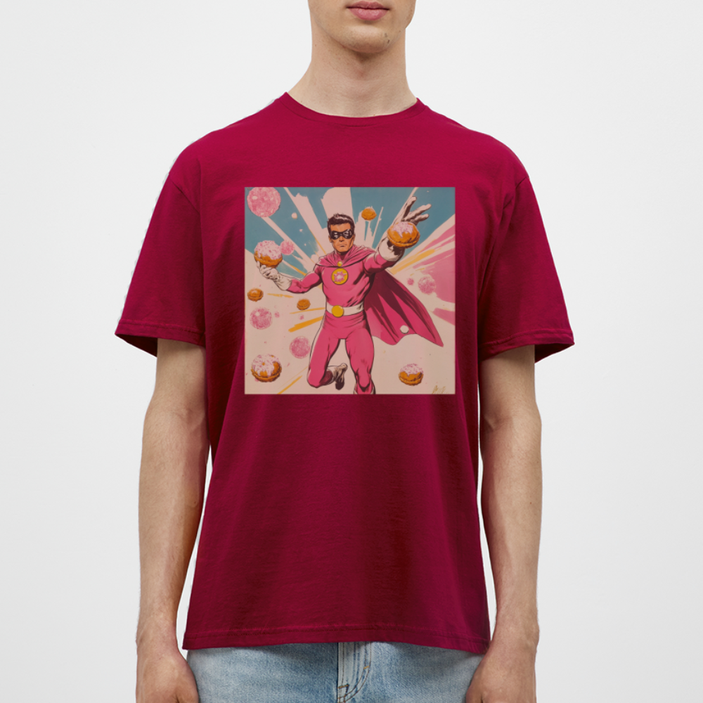 Frosting-Fury, T-shirt herr - tegelröd