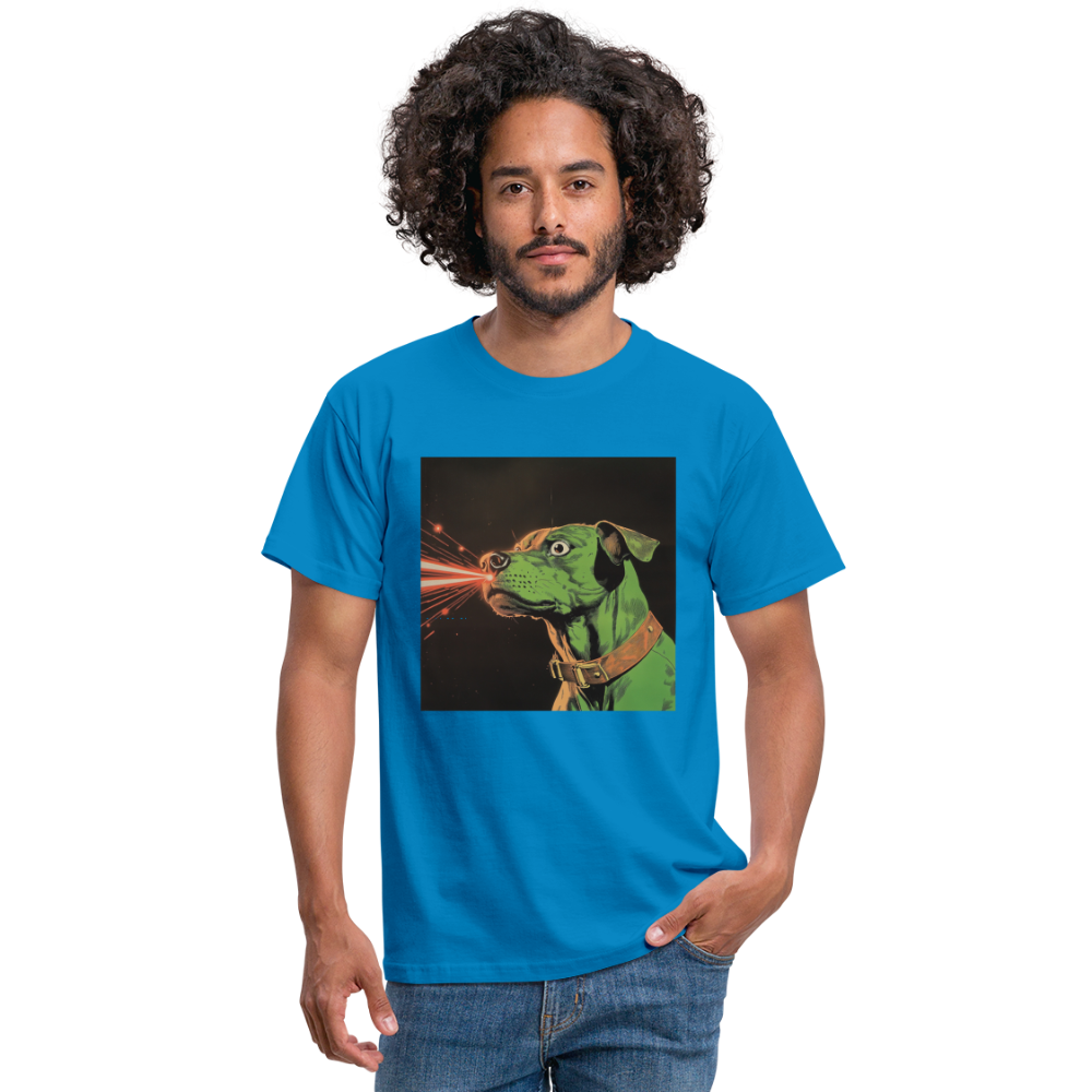 Strålhunden, T-shirt herr - kungsblå