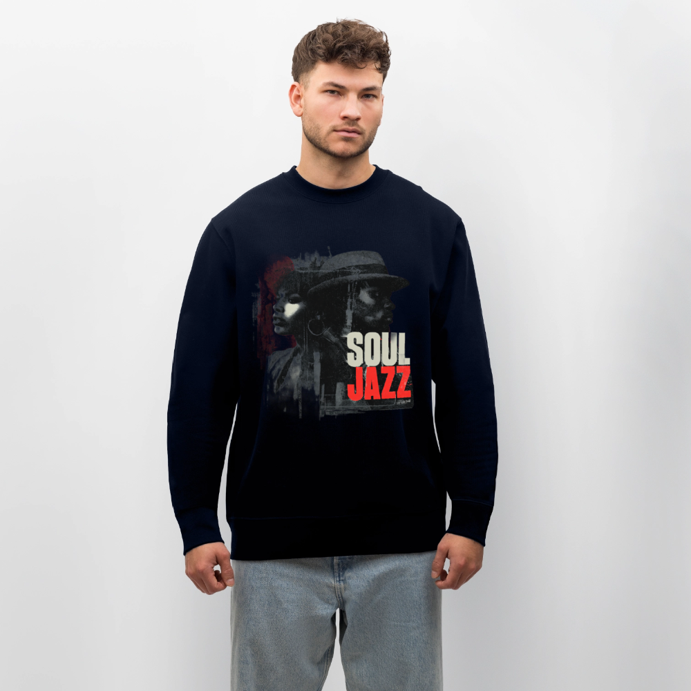 Soul Jazz Experience, Ekologisk sweatshirt CHANGER unisex från Stanley/Stella - marinblått