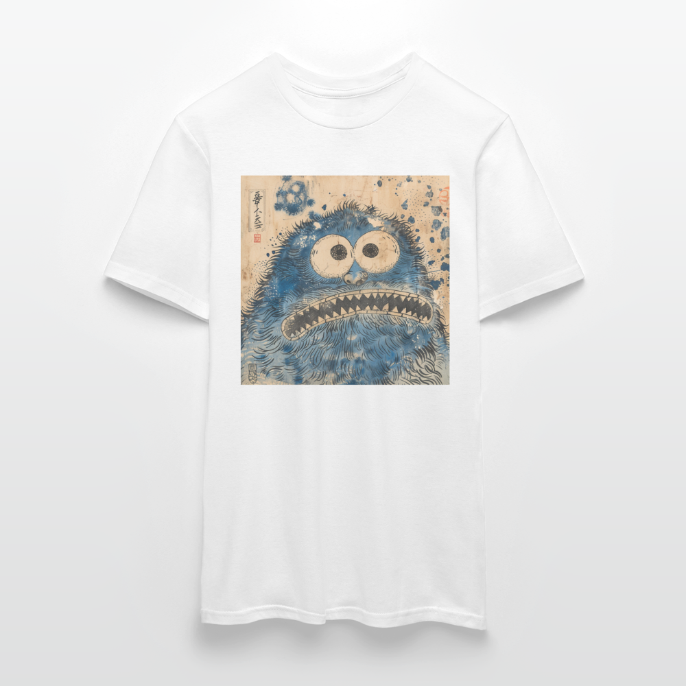 Uramiko ramlar i floden, T-shirt herr - vit