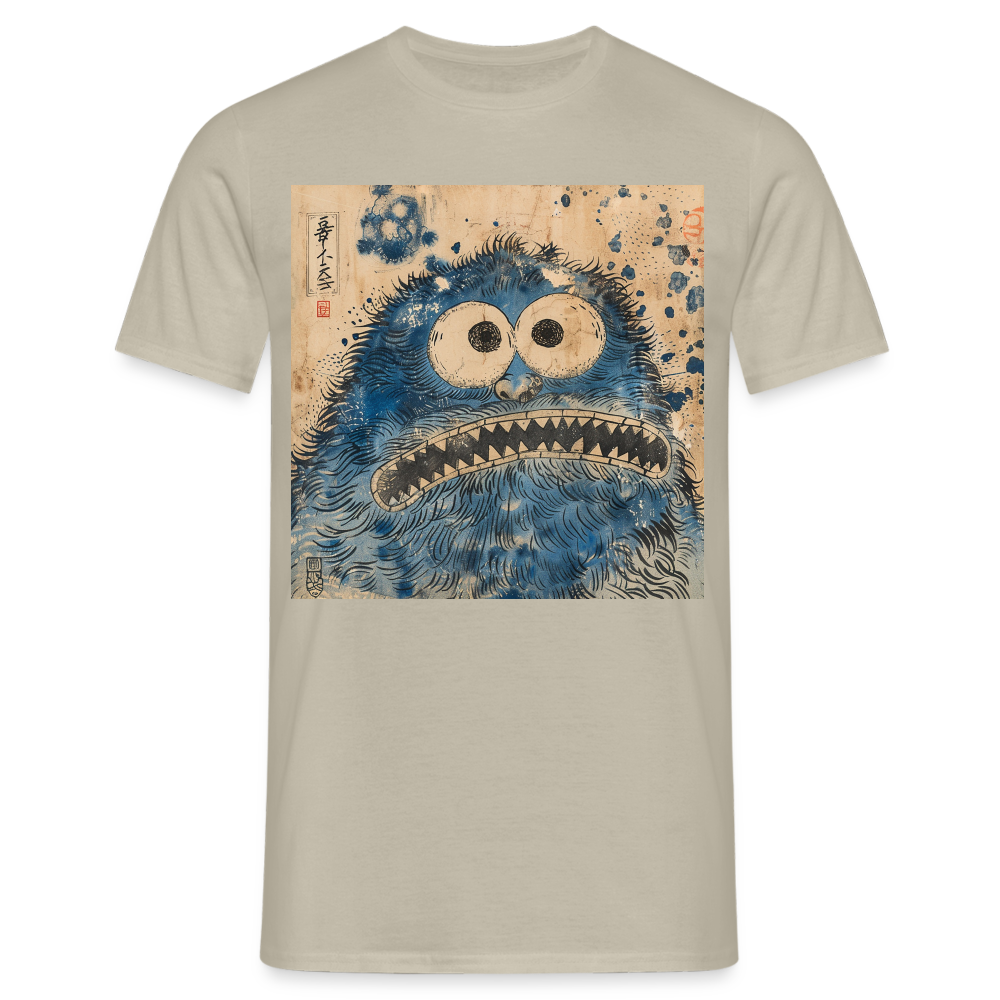 Uramiko ramlar i floden, T-shirt herr - sandbeige