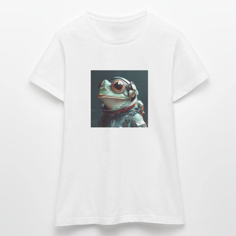 AstroFrog Amazonas, T-shirt dam - vit