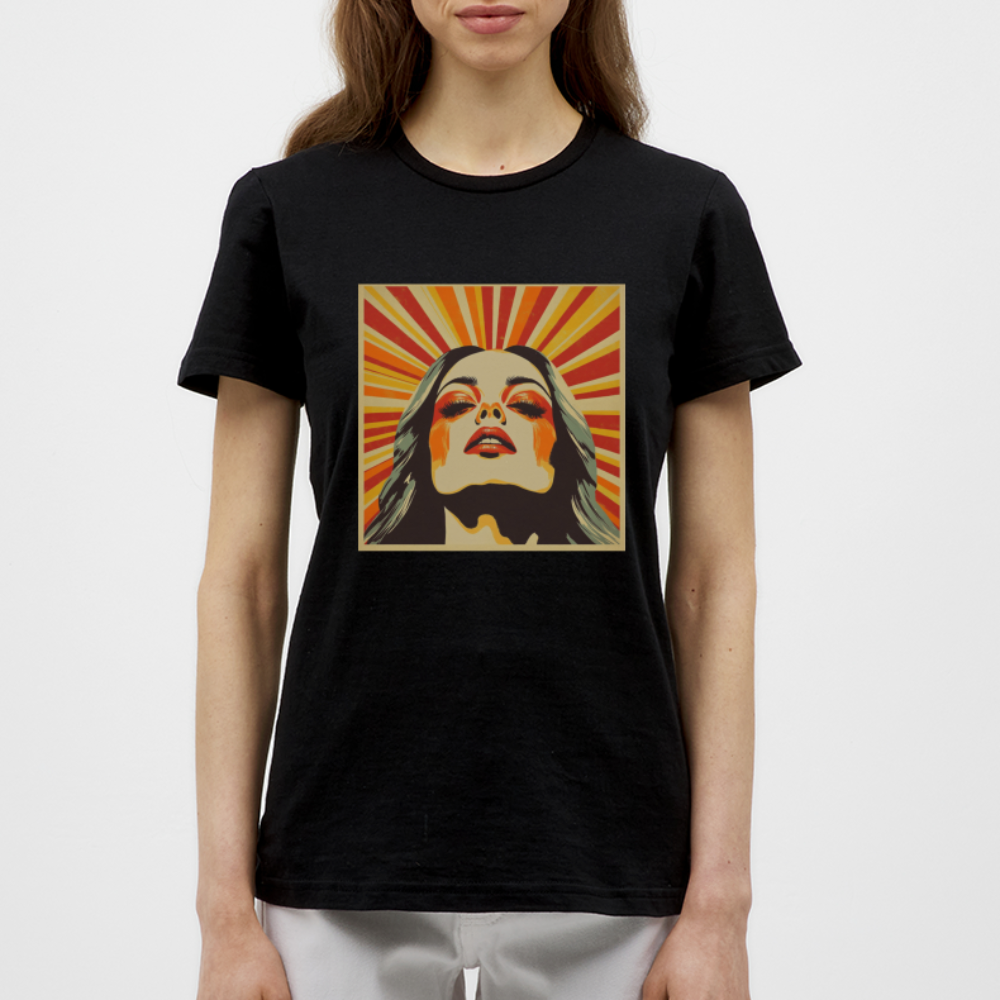 Sun Girl, T-shirt dam - svart