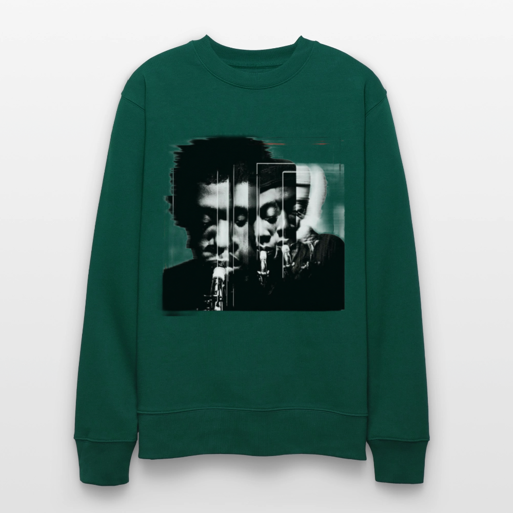 Between Breaths, Ekologisk sweatshirt CHANGER unisex från Stanley/Stella - skogsgrön