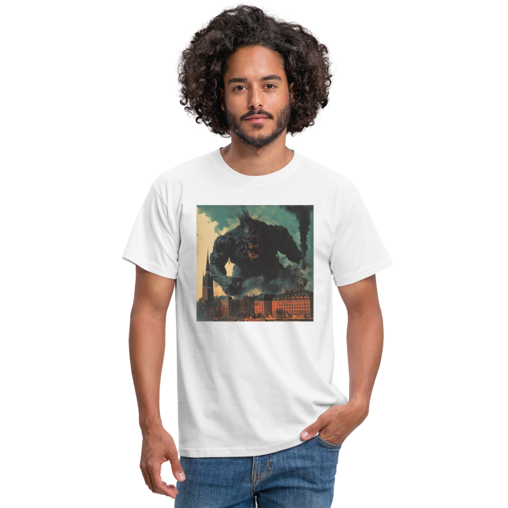 Helvetesstorm över Staden, T-shirt herr - vit