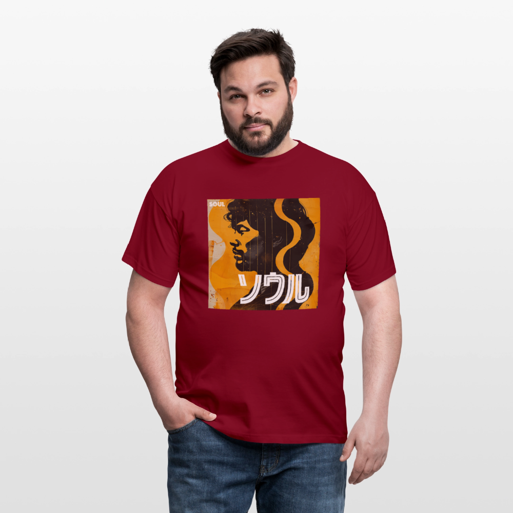 Nippon Grooves, T-shirt unisex - tegelröd