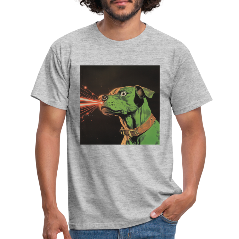 Strålhunden, T-shirt herr - gråmelerad