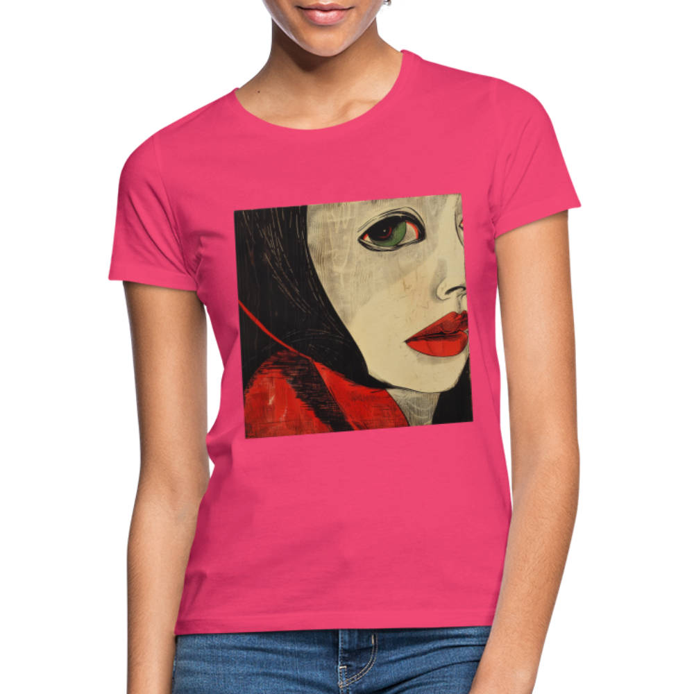 Fiskarfruns öga, T-shirt dam - azalea