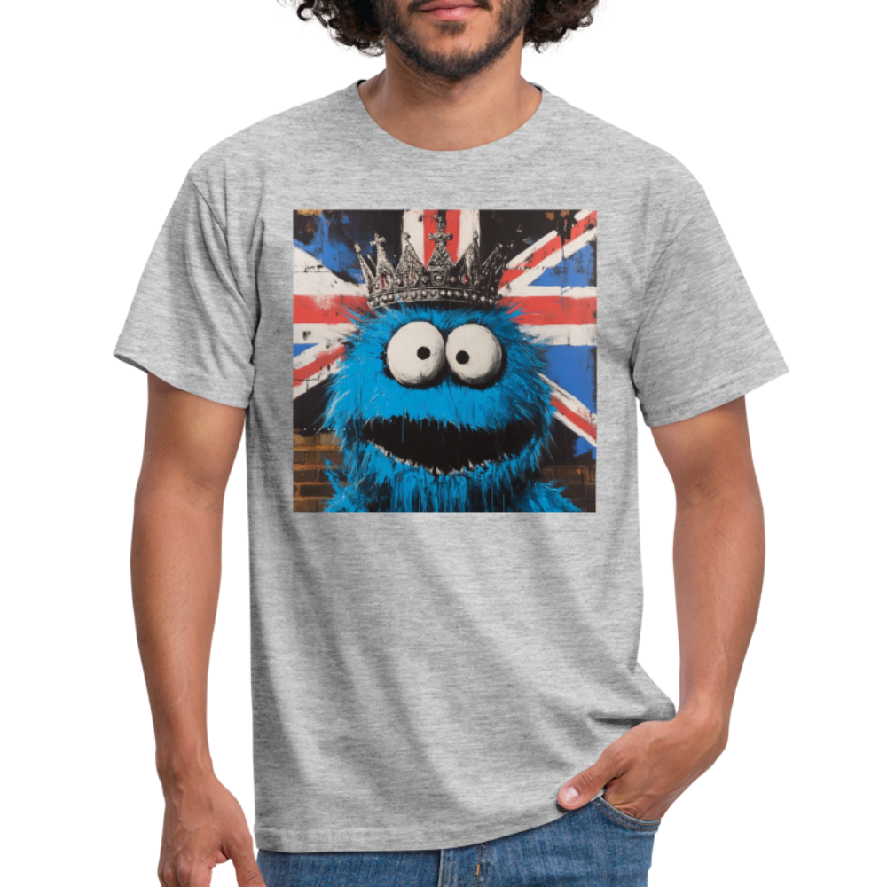 Monsters & Monarchs, T-shirt herr - gråmelerad