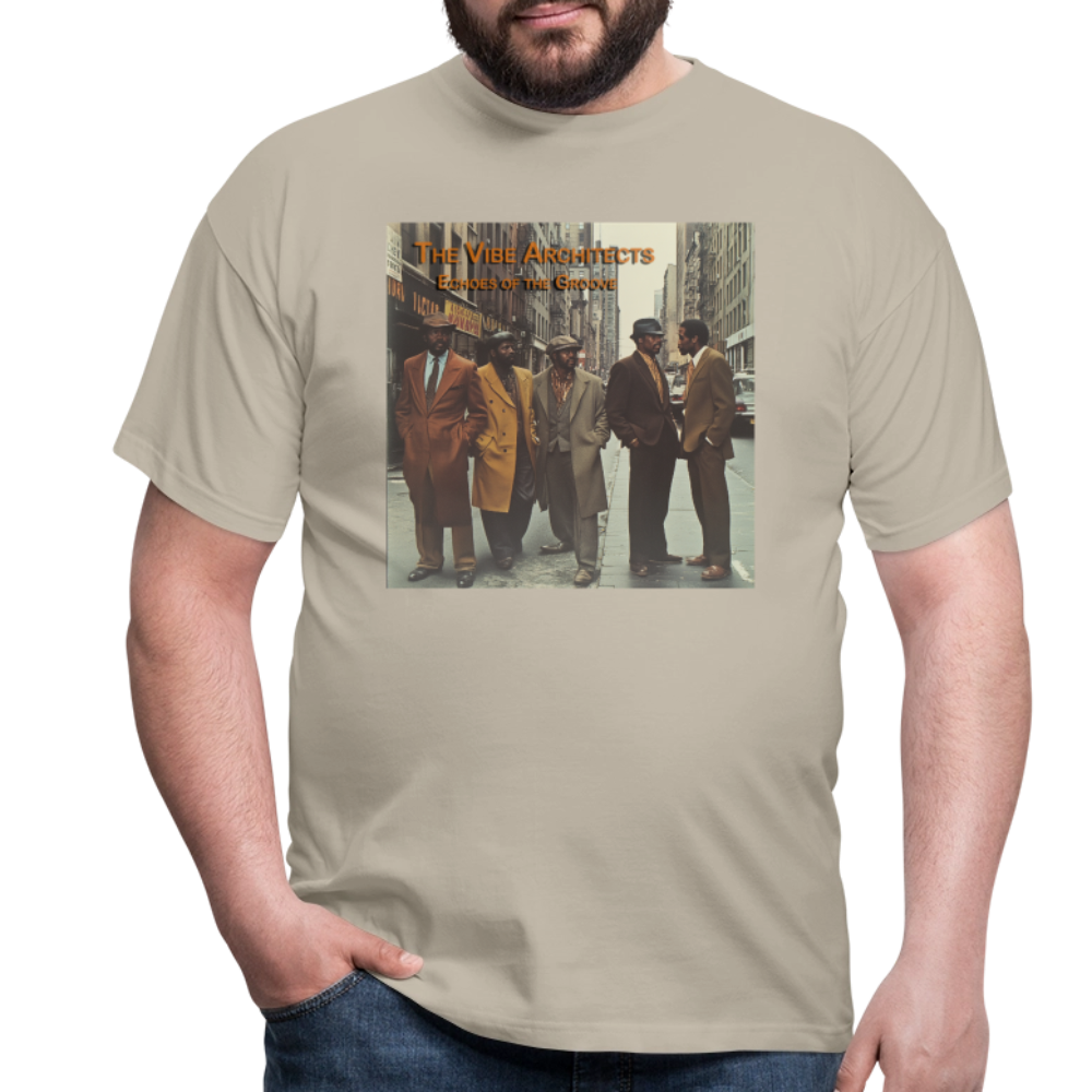 The Vibe Architects, T-shirt herr - sandbeige