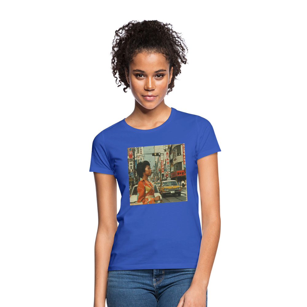 Yumi Sakamoto, T-shirt dam - royalblå