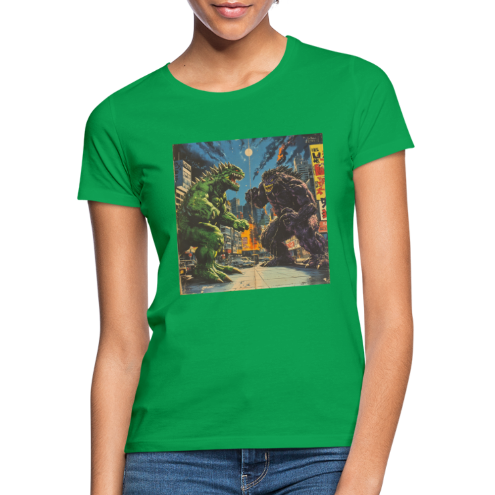Kampen vid Solnedgången, T-shirt dam - kellygrön