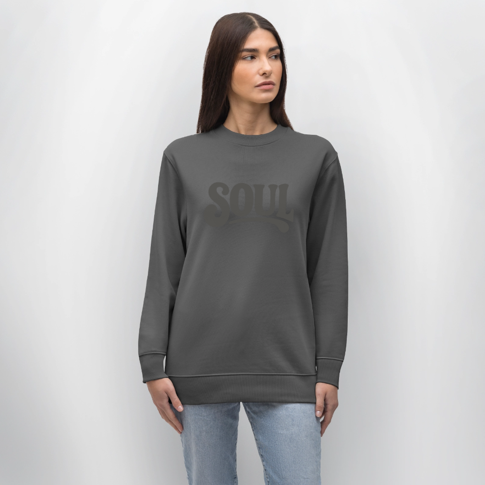 All About Soul, Ekologisk sweatshirt CHANGER unisex från Stanley/Stella - kolgrå