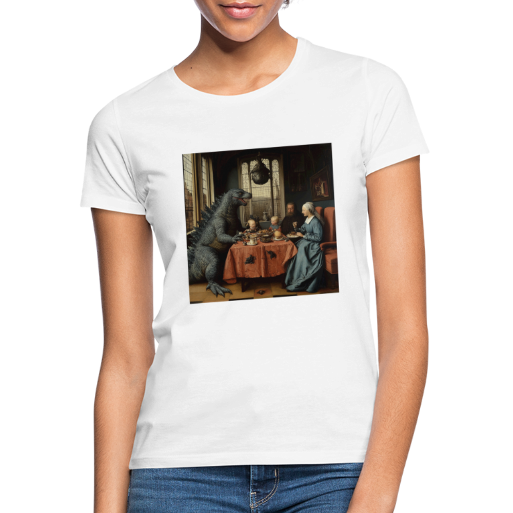 Familjens Fest med Gäst, T-shirt dam - vit