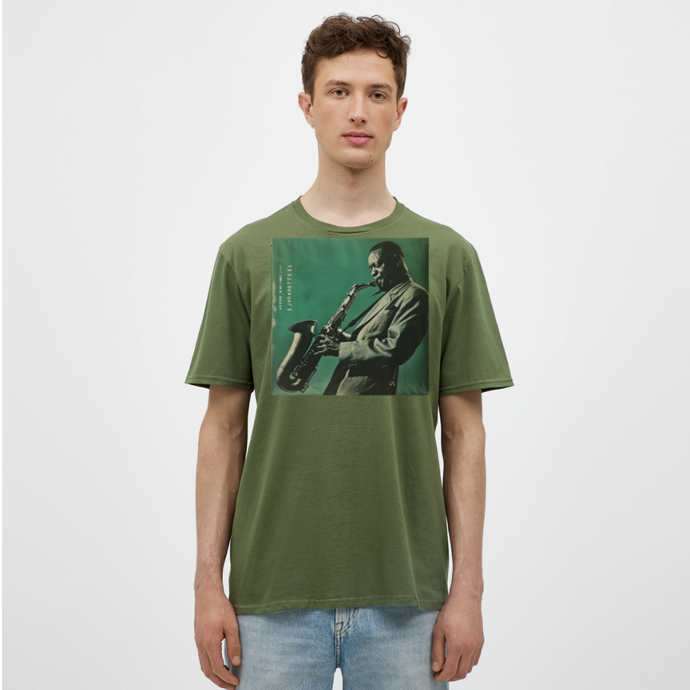 Nattens Toner i New York, T-shirt herr - Militärgrön
