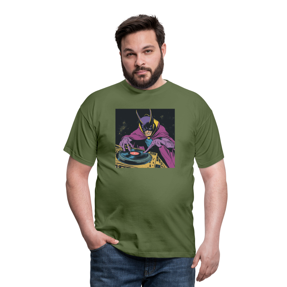 Purple Pulse, T-shirt herr - Militärgrön
