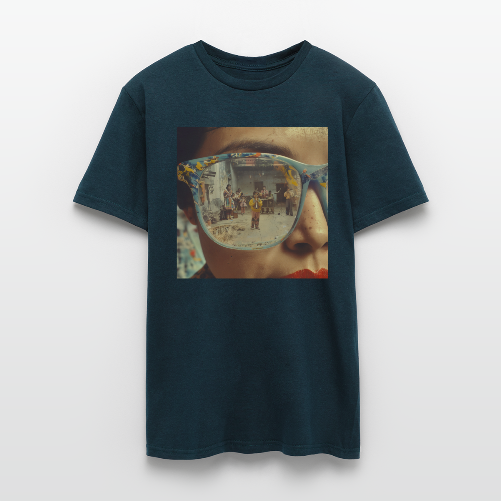 Reflektioner av Anderna, T-shirt herr - marinblå
