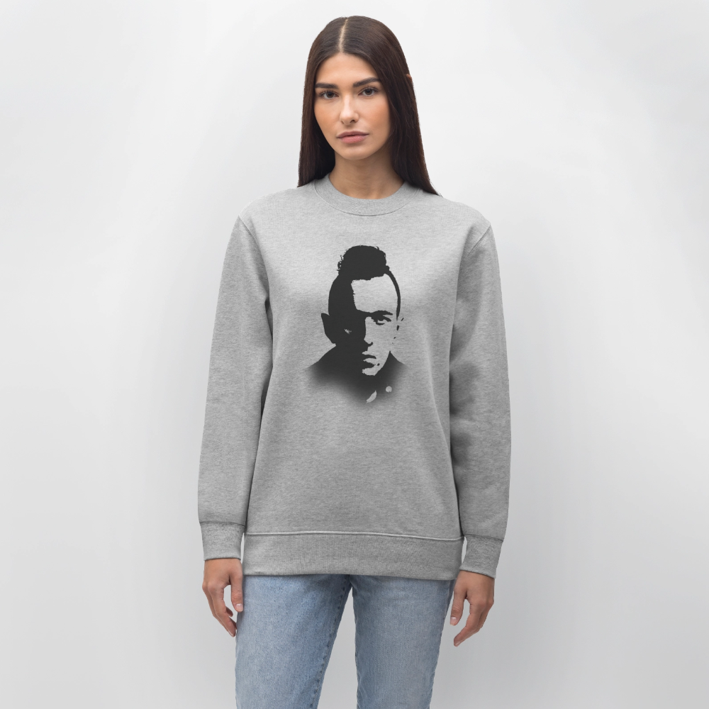 Stencil of Rebellion, Ekologisk sweatshirt CHANGER unisex från Stanley/Stella - gråmelerad