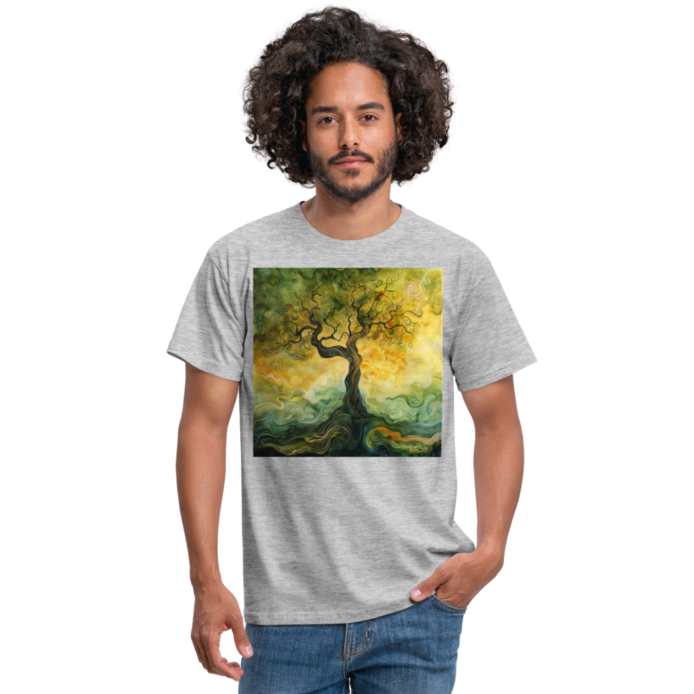 Trädets visdom, T-shirt herr - gråmelerad