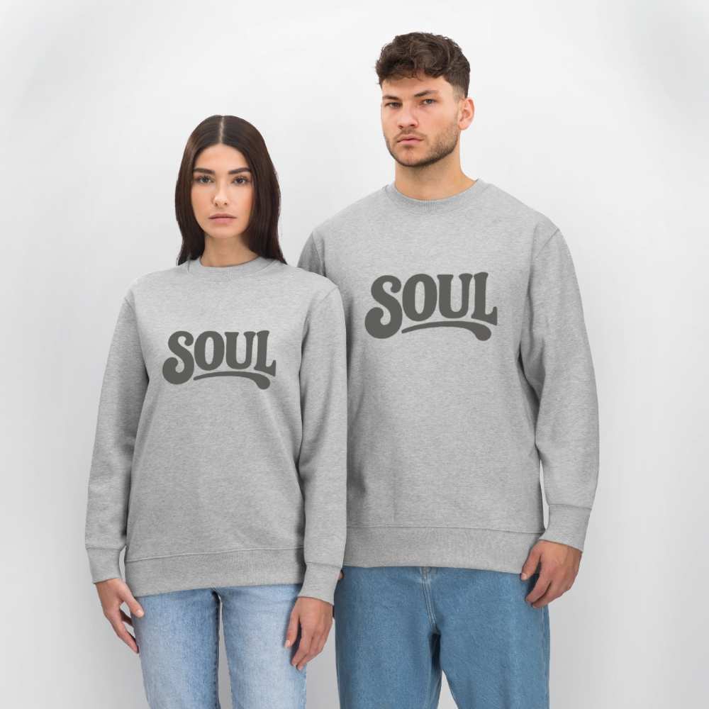 All About Soul, Ekologisk sweatshirt CHANGER unisex från Stanley/Stella - gråmelerad
