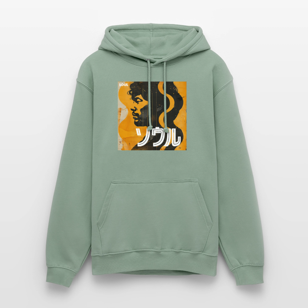 Nippon Grooves, Luvtröja unisex - grågrön