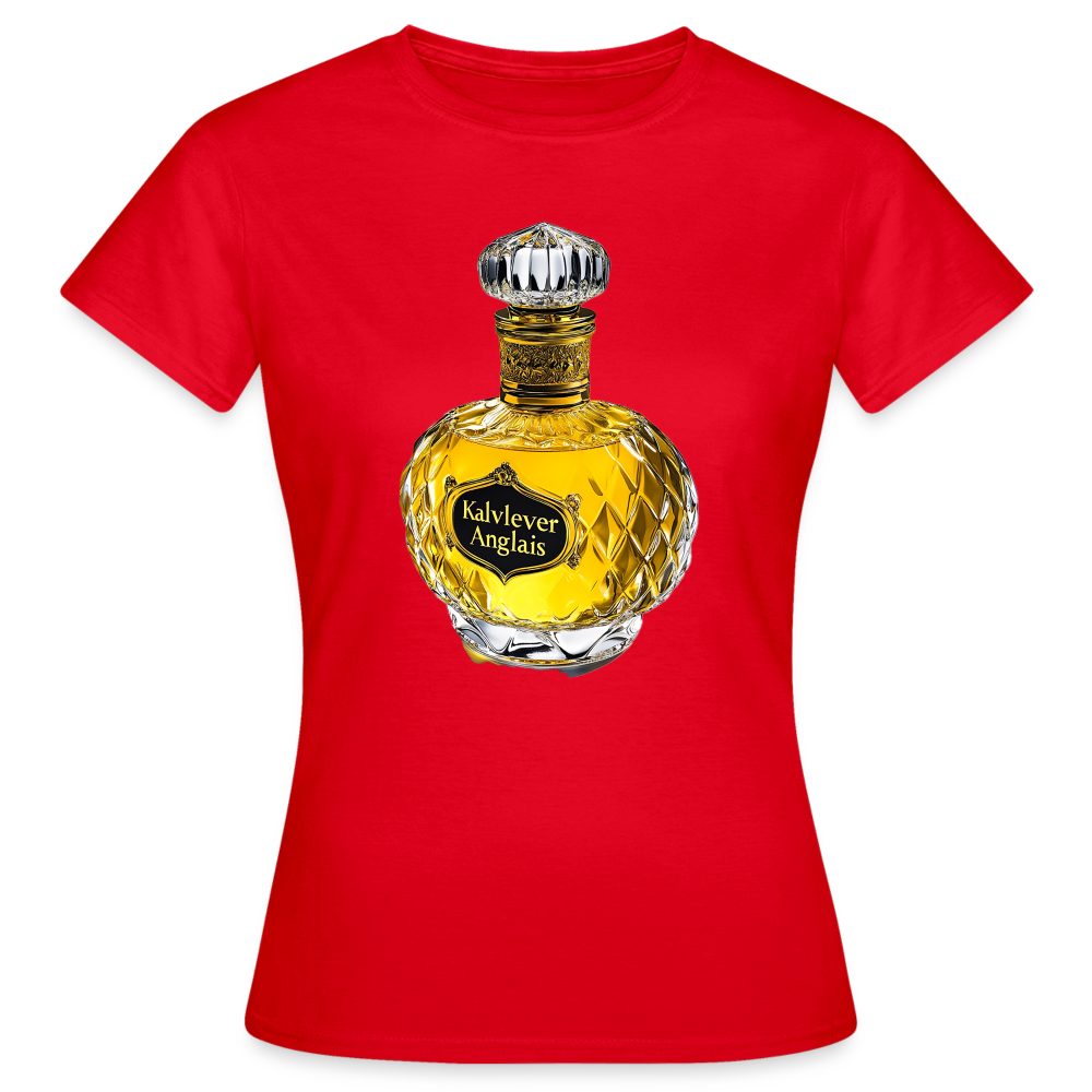 Eau de Perfume, T-shirt dam - röd