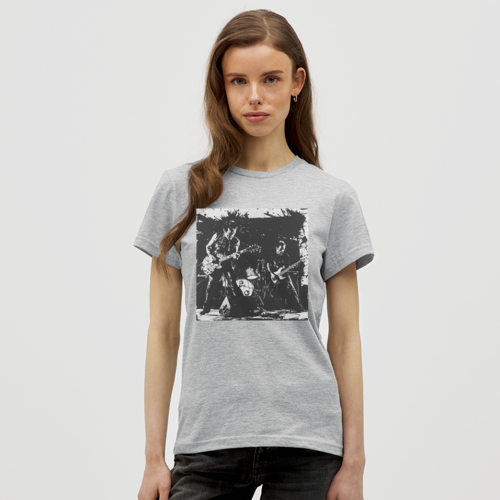 Köttfärsraseri, T-shirt dam - gråmelerad