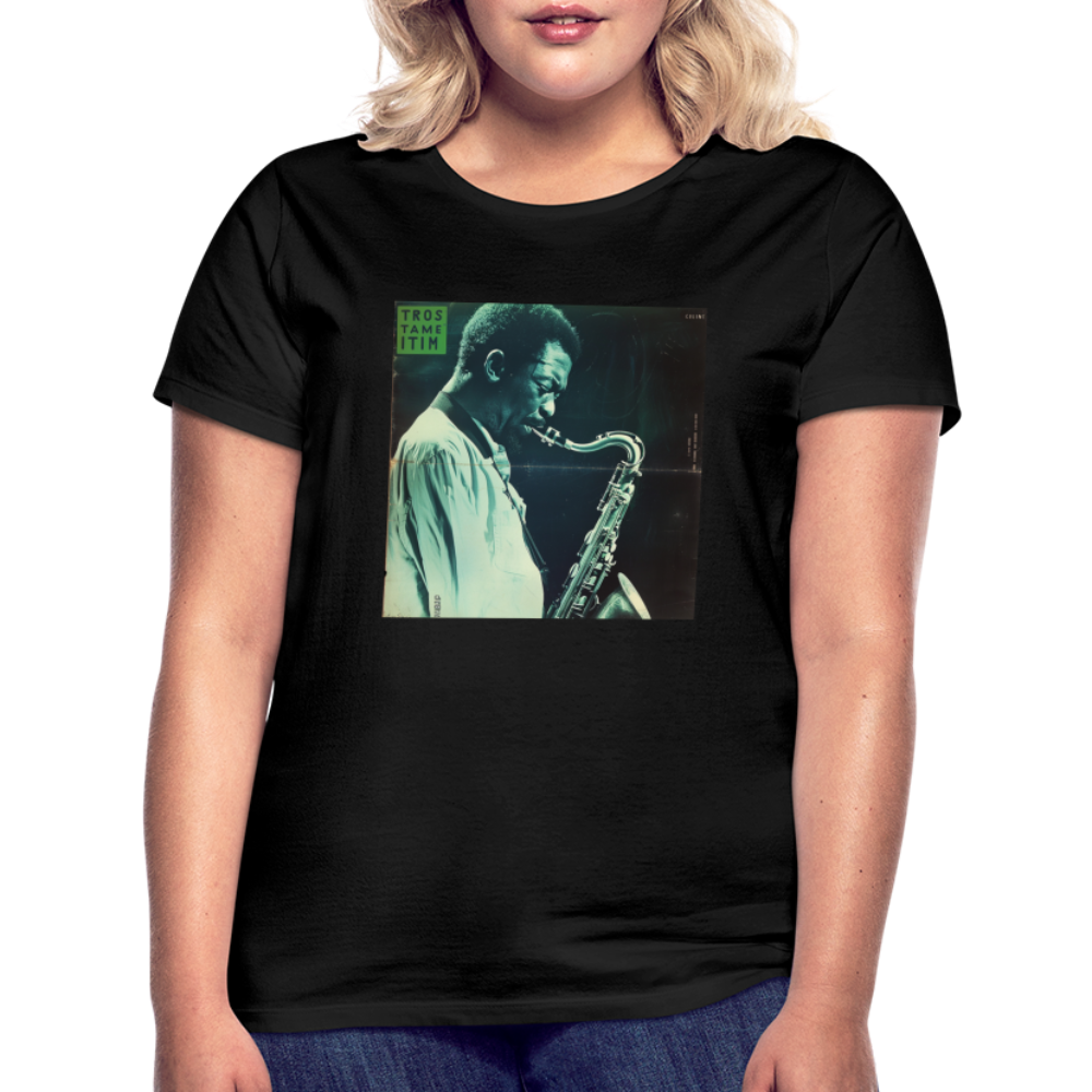 Gåtfull figur i jazzens underground, T-shirt dam - svart