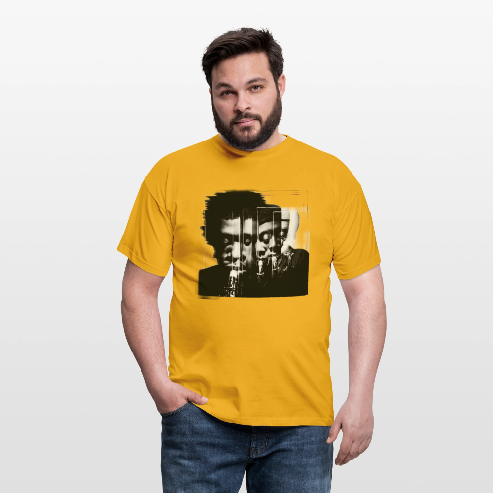 Between Breaths, T-shirt herr - gul