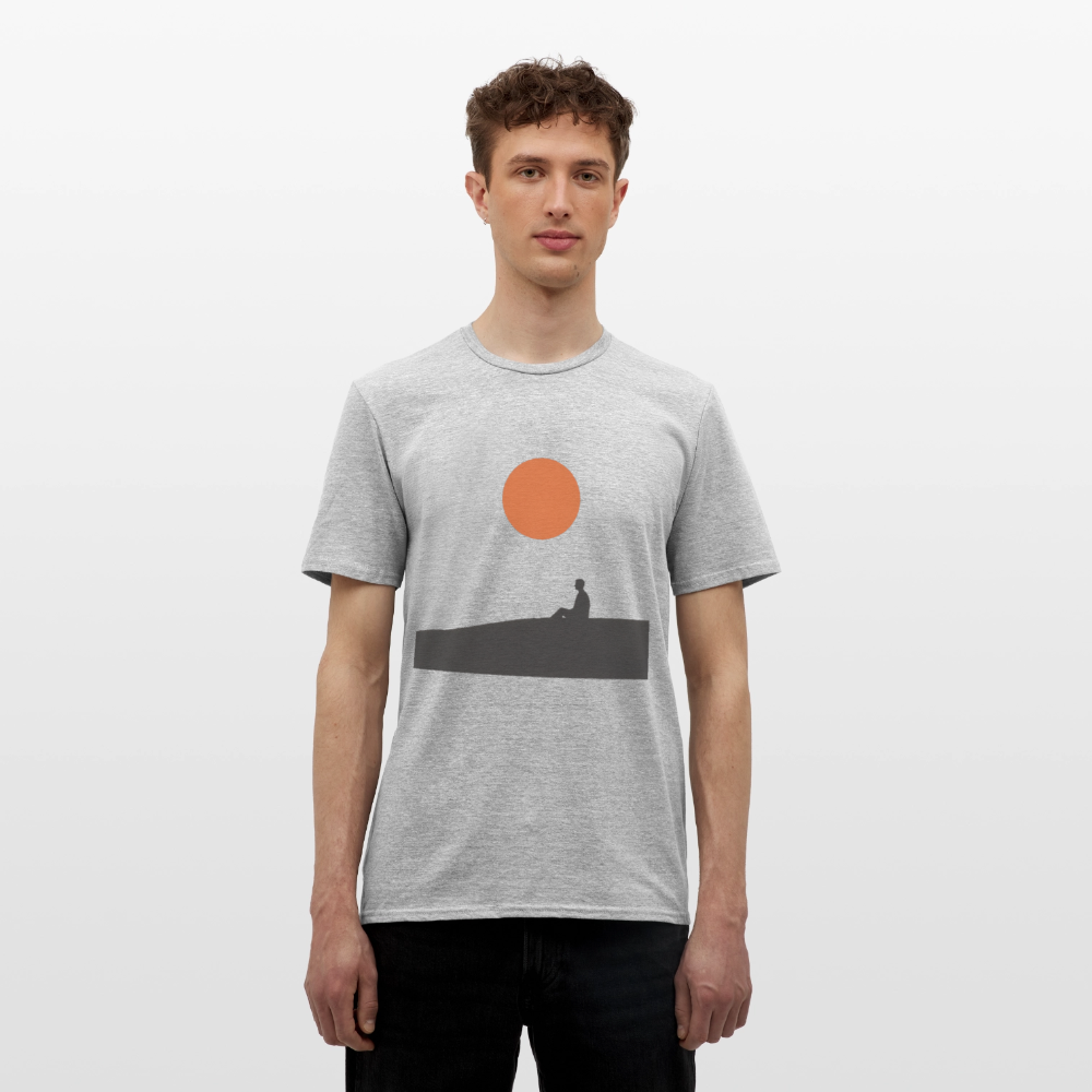 Under the sun, T-shirt unisex - gråmelerad