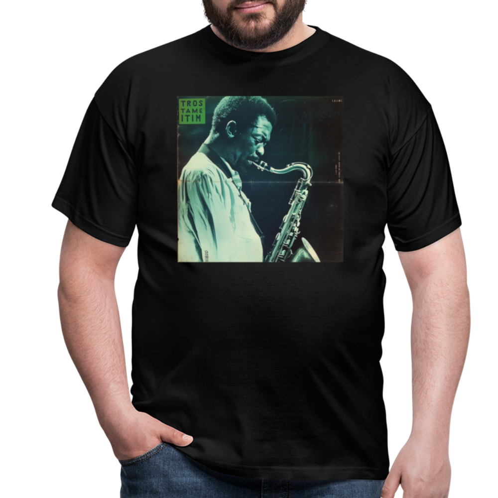 Gåtfull figur i jazzens underground, T-shirt herr - svart