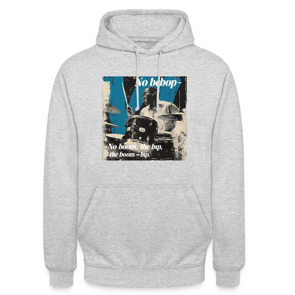 Push It Bebop, Luvtröja unisex - ljusgråmelerad