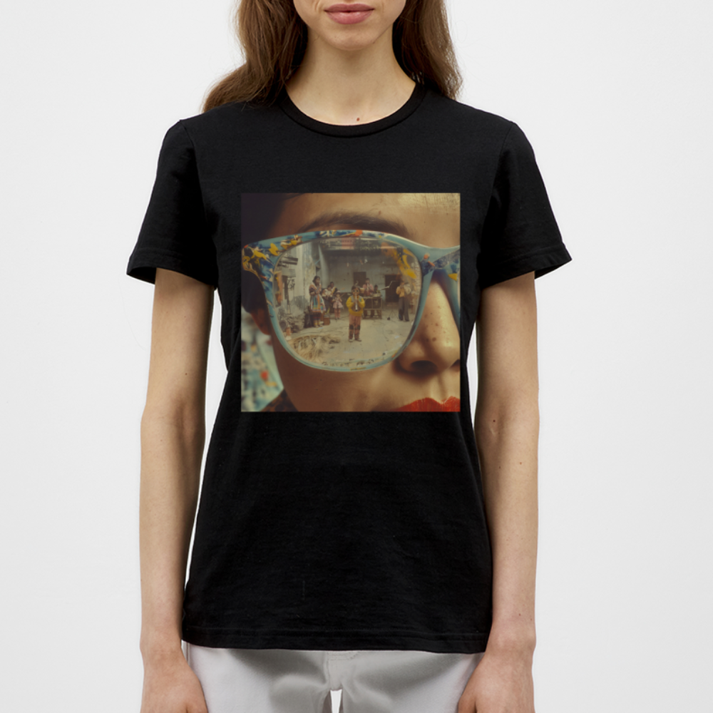 Reflektioner av Anderna, T-shirt dam - svart