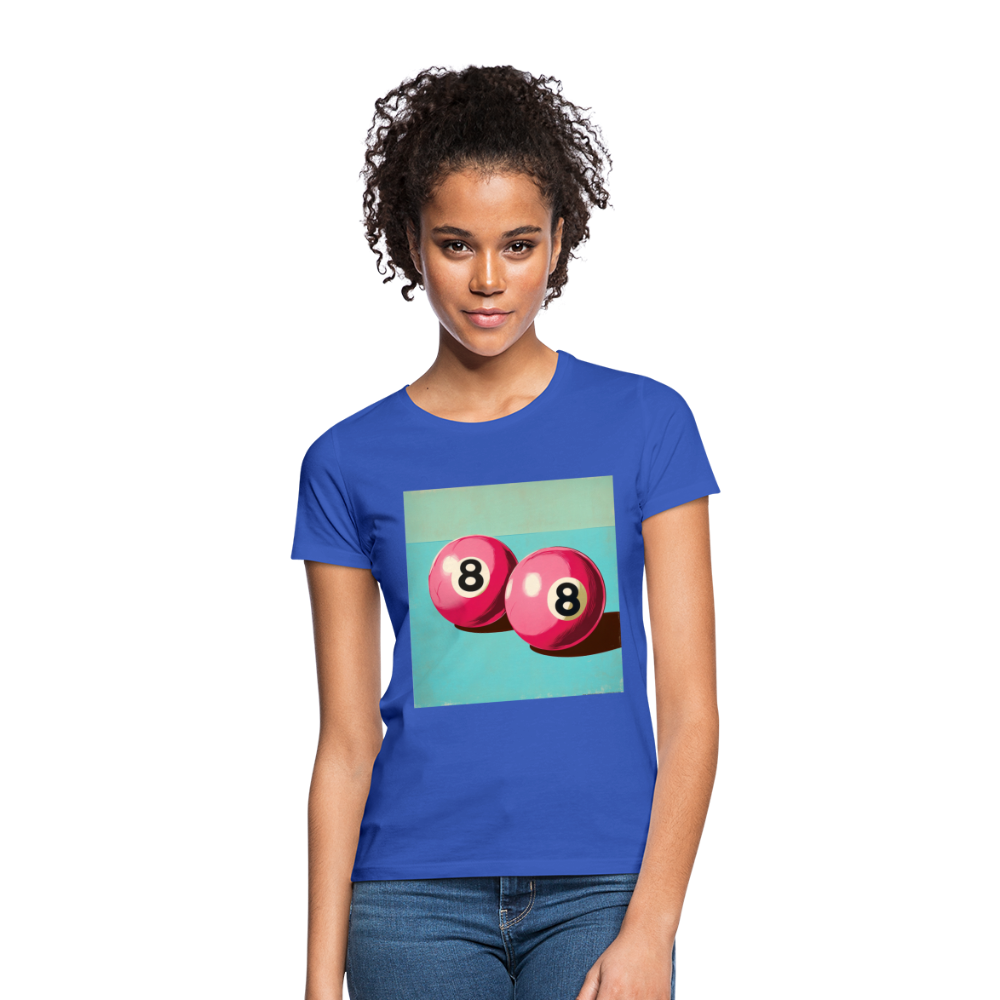 Rosa Rivaler, T-shirt dam - royalblå