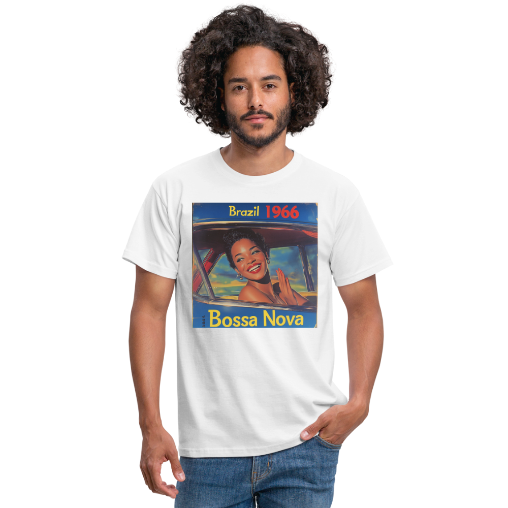 Isabela Costa, brazil 1966, T-shirt herr - vit