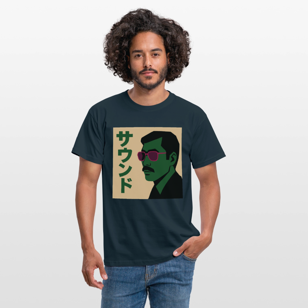 Nippon Sound, T-shirt unisex - marinblå