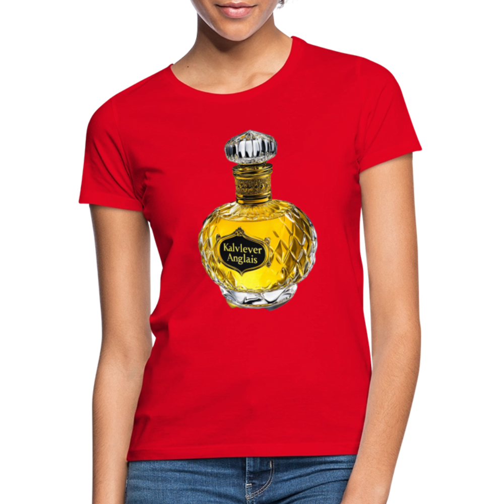 Eau de Perfume, T-shirt dam - röd