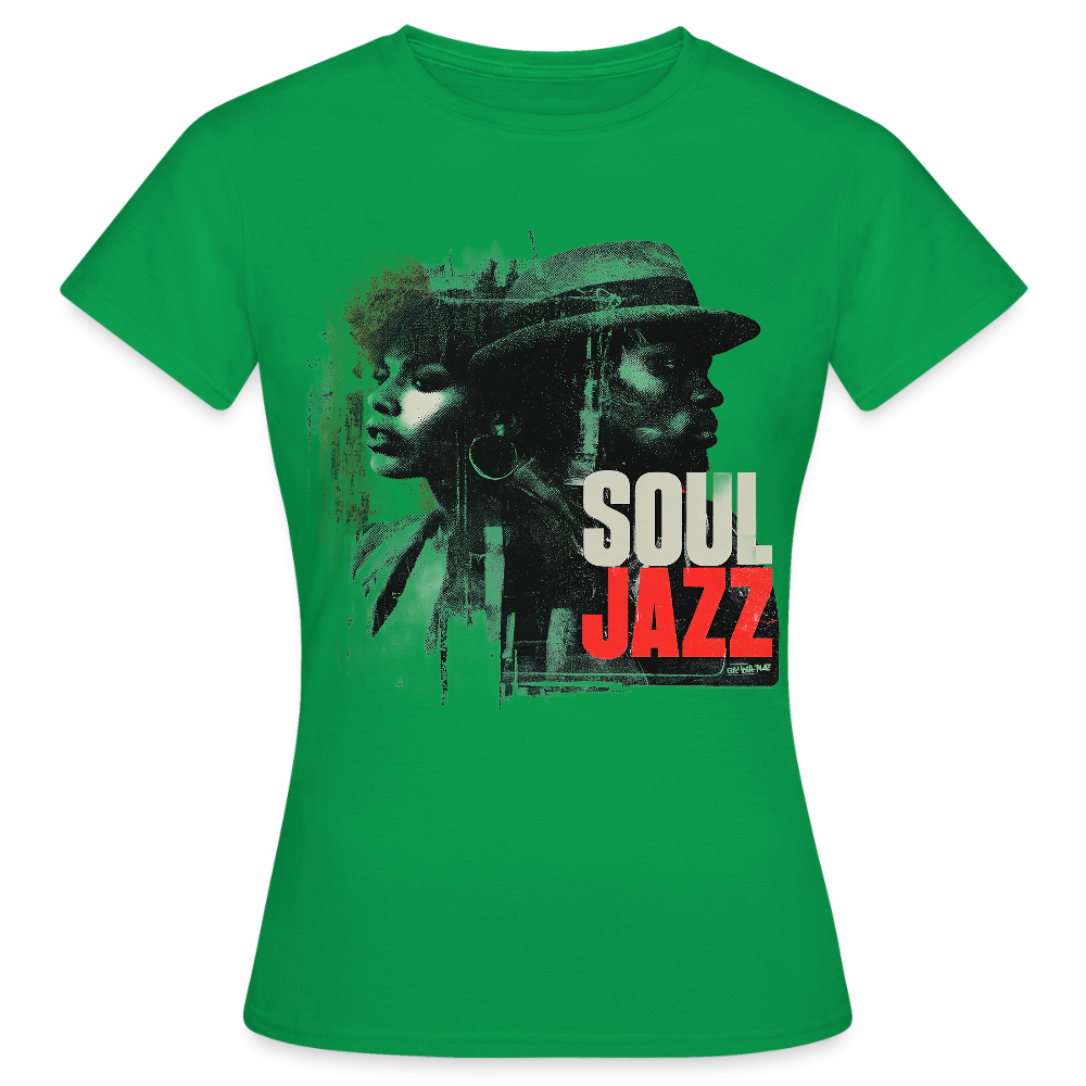 Soul Jazz Experience, T-shirt dam - kellygrön