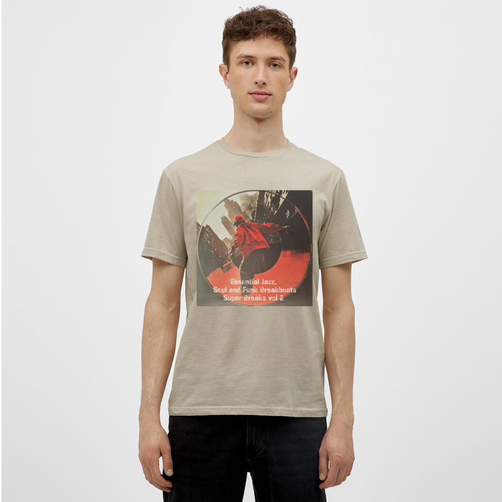 Super Breaks vol 2, T-shirt herr - sandbeige