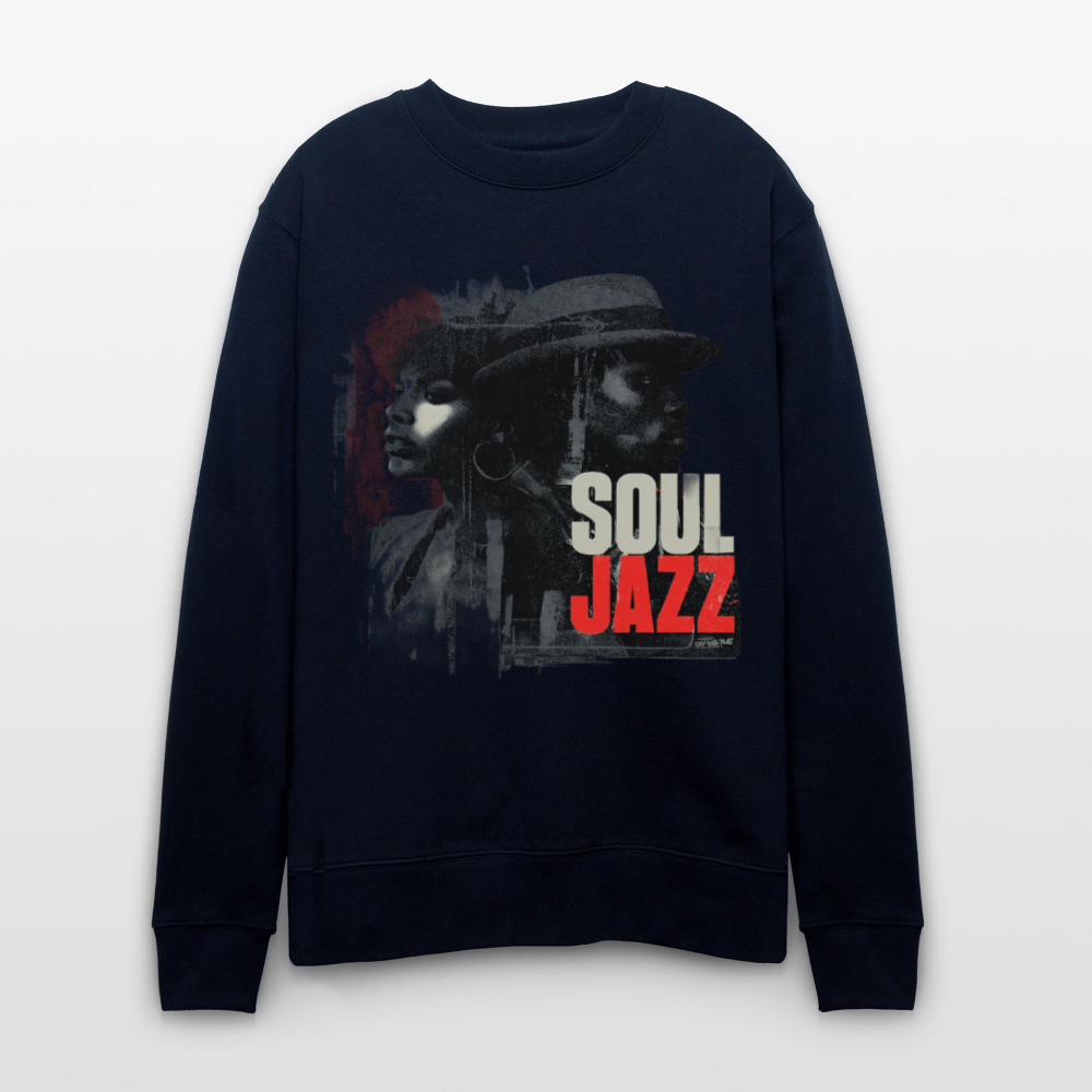 Soul Jazz Experience, Ekologisk sweatshirt CHANGER unisex från Stanley/Stella - marinblått