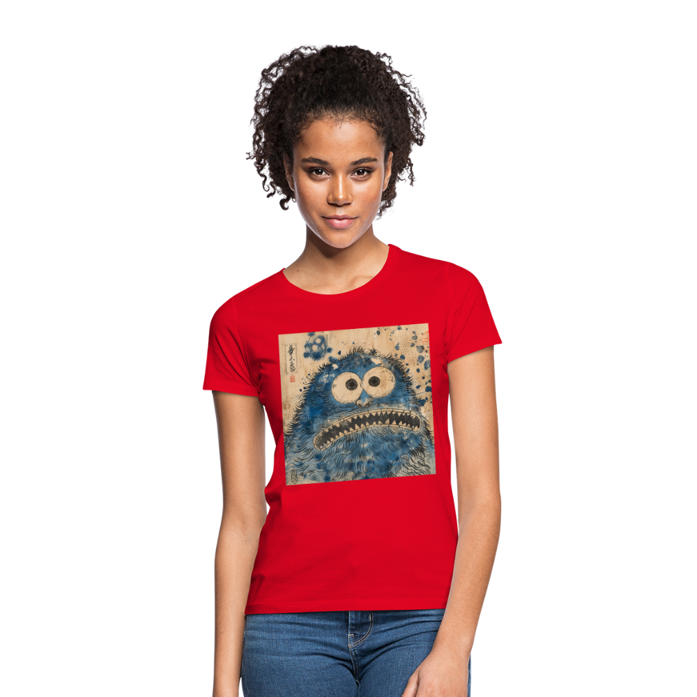 Uramiko ramlar i vattnet, T-shirt dam - röd