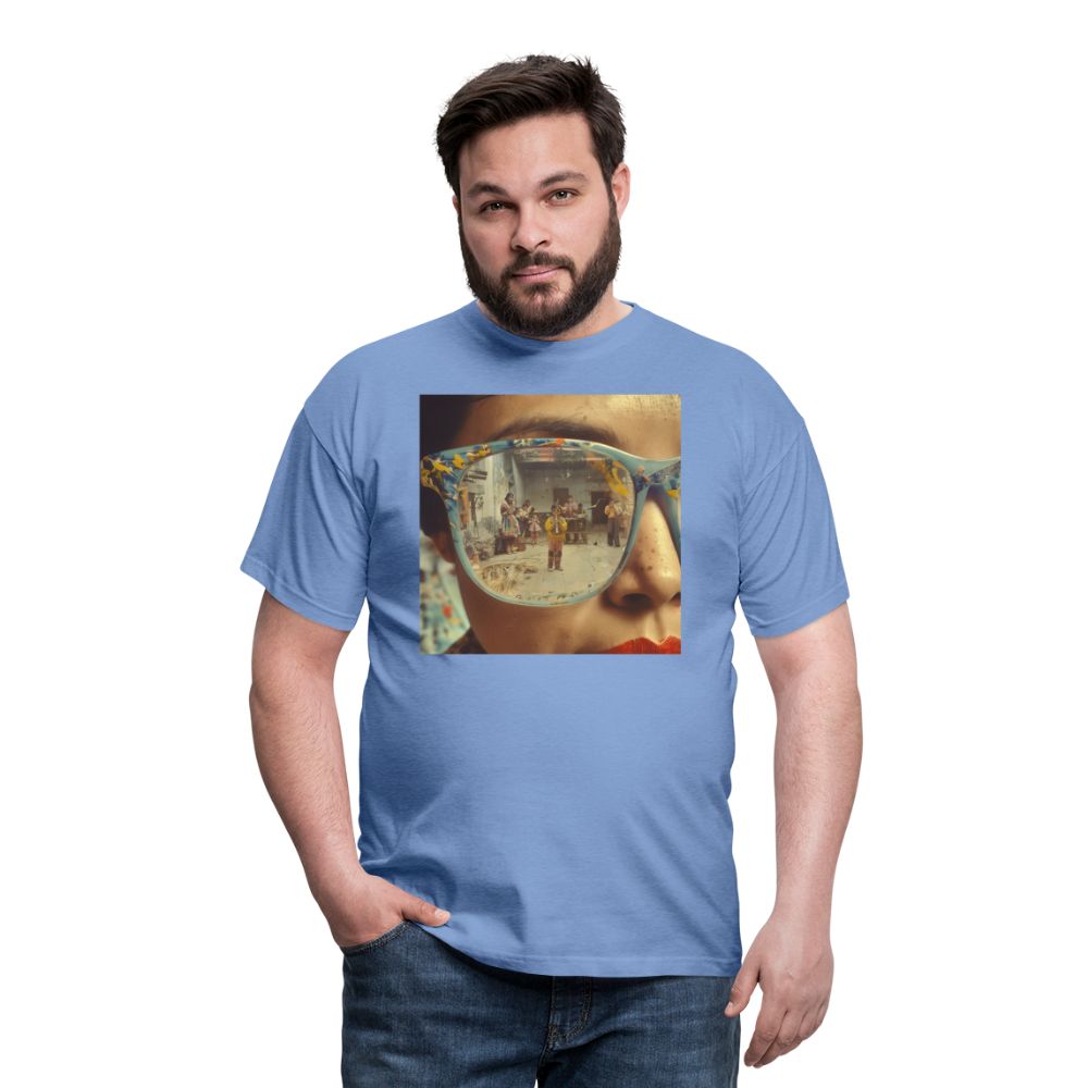 Reflektioner av Anderna, T-shirt herr - carolina blue