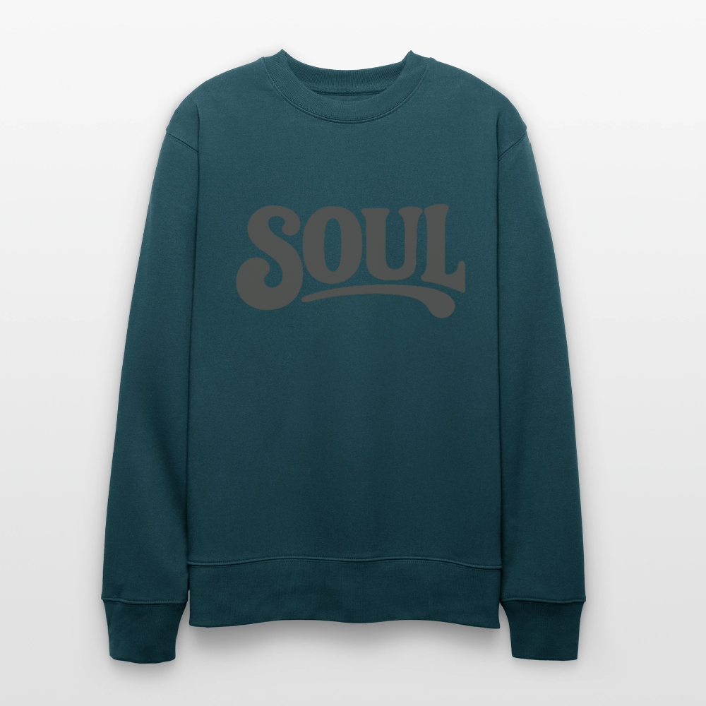All About Soul, Ekologisk sweatshirt CHANGER unisex från Stanley/Stella - mörk petrol