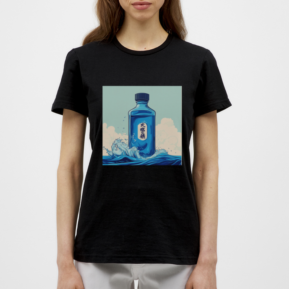I Blått och Tystnad, T-shirt dam - svart