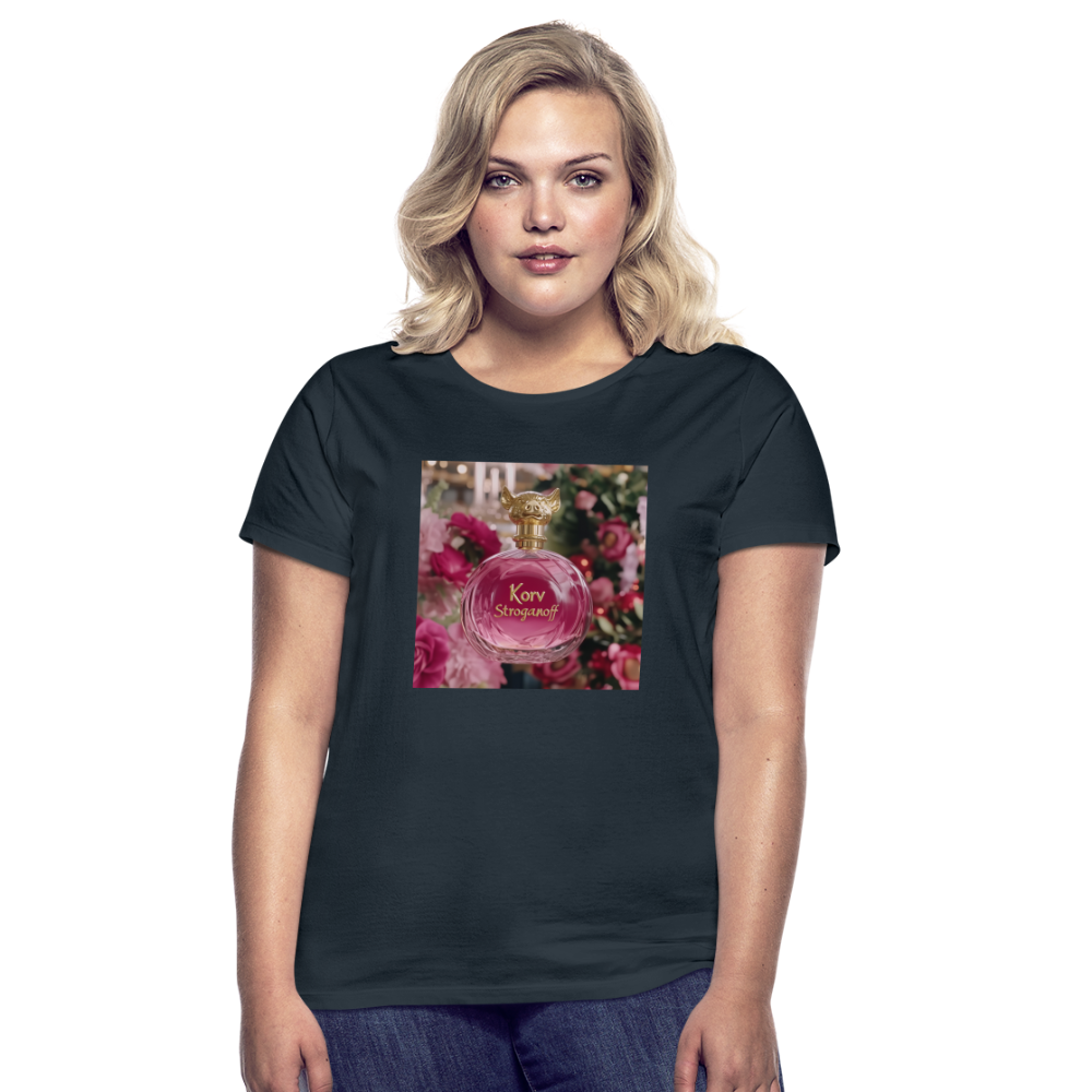 Eau de Toilette, T-shirt dam - marinblå